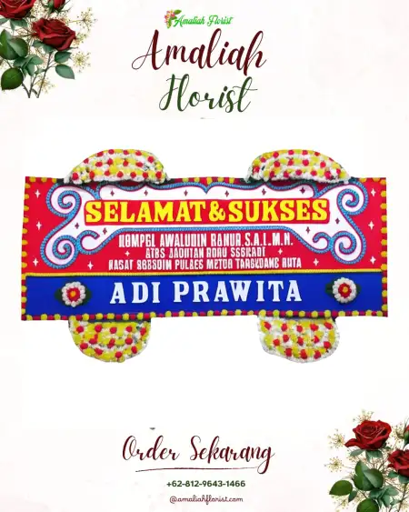 Papan Bunga Ucapan Selamat BLITAR